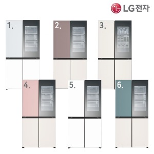 [5 트리플] LG 오브제 노크온 냉장고